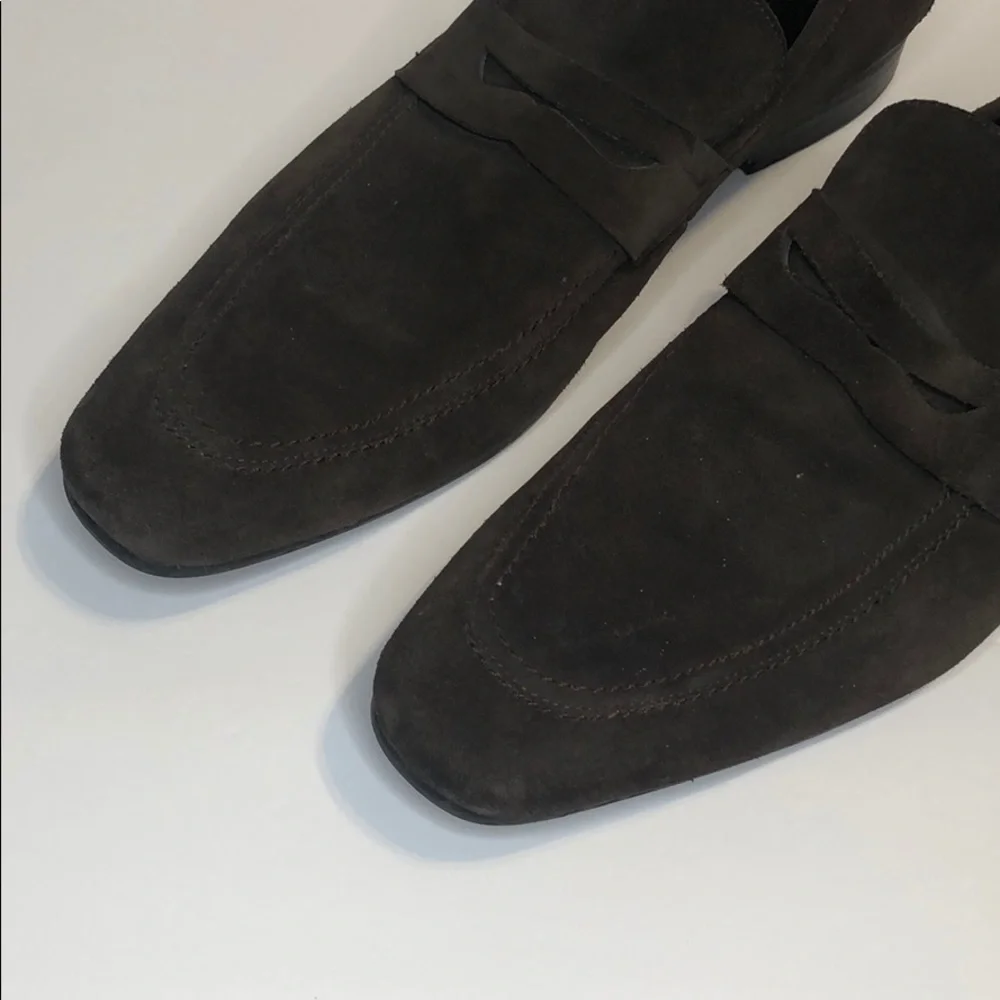 Gucci Men's Brown Suede Loafers